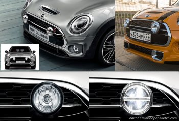 MINI ミニ Clubman (F54) 内側スカッフプレート プロテクター キズ防止