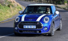 ミニ3ドア ミニクーパーS F56 スターライトブルー ホワイトルーフ ホワイトボンネットストライプ