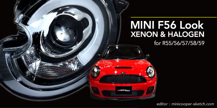 独特の上品 MINI R55 56 SONAR LED仕様 F56 F55ルックヘッドライト