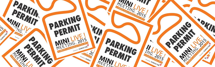 ミニライブ2015 駐車券 パーキングパーミット