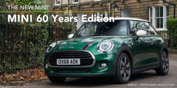 ミニ生誕60周年記念の特別仕様車「MINI 60 Years Edition」登場! | MINI COOPER Sketch