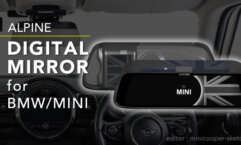 アルパイン ミニ専用デジタルミラー DMR-DM900-MINIシリーズ