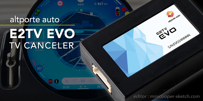BMW MINI H/W テレビキャンセラー E2TV EVO